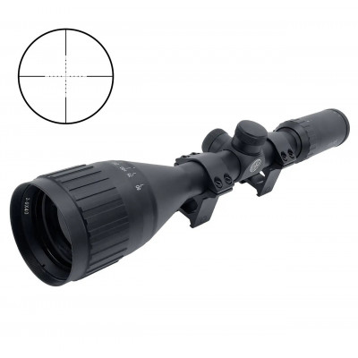 Приціл Hawke Fast Mount 3-9x40 AO Mil Dot + Кільця на Weaver