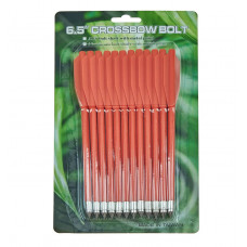 Стріла для арбалета пістолетного типу Man Kung MK-PL-O, пластик, 12 шт/уп, колір помаранчевий