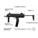 Пістолет-кулемет страйкбольний Umarex Heckler & Koch MP7 A1 AEG 6 мм 2.6393X