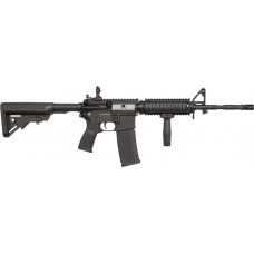 Страйкбольна гвинтівка Evolution Recon SOPMOD 14.5" Carbontech AEG 6 мм cashmir black (SL-1004)