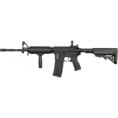 Страйкбольна гвинтівка Evolution Recon SOPMOD 14.5" AEG 6 мм cashmir black (FM-5000)