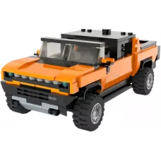 Машинка-конструктор Rastar Bricks Hummer EV 1:30 Помаранчевий