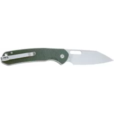 Ніж CJRB Pyrite Wharncliffe Micarta Green