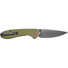Ніж CJRB Feldspar Black Blade Green