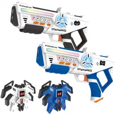 Набір лазерної зброї OTAMANKO Лазерні бої 2 лазерних пістолета і 2 жилета