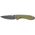 Ніж CJRB Feldspar Black Blade Green
