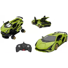 Машинка-конструктор Rastar Lamborghini Sian 1:18. Зелений