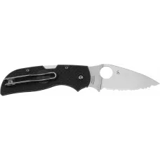 Ніж Spyderco Chaparral CTS XHP FRN Serrated Gray