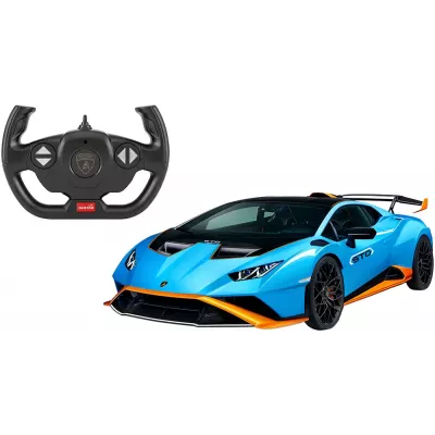 Машинка Rastar Lamborghini Huracan STO 1:14. Блакитний
