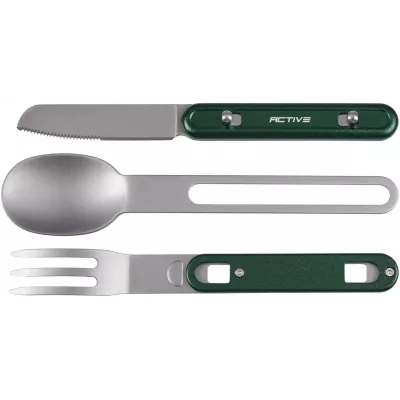 Набір столових приборів Active Tres 3 Olive