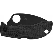 Ніж Spyderco Manbug Wharncliffe Serrated Black
