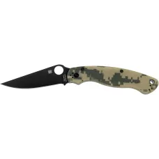 Ніж Spyderco Military 2 Black Blade Camo