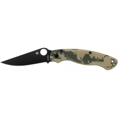 Ніж Spyderco Military 2 Black Blade Camo