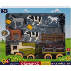 Ігровий набір OTAMANKO Веселий хутір (комбайн з причепом