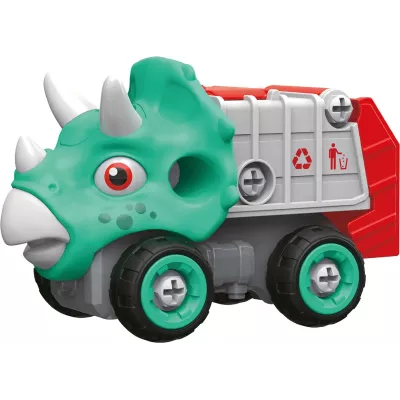 Машинка-конструктор OTAMANKO Трицератопс смітєвоз Блакитний/червоний