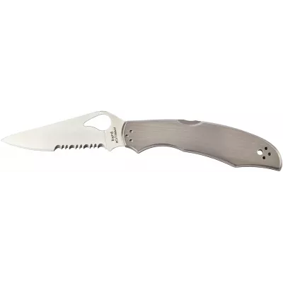 Ніж Spyderco Byrd Cara Cara2 Stainless Half Serrated