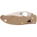 Ніж Spyderco Manix 2 CPM Cru-Wear Micarta Brown