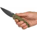 Ніж CJRB Feldspar Black Blade Green