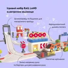 Ігровий набір OTAMANKO Rail Land електрична залізна дорога