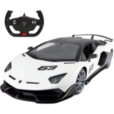 Машинка Rastar Lamborghini Aventador SVJ (96070) на радіокеруванні. 1:14. Білий