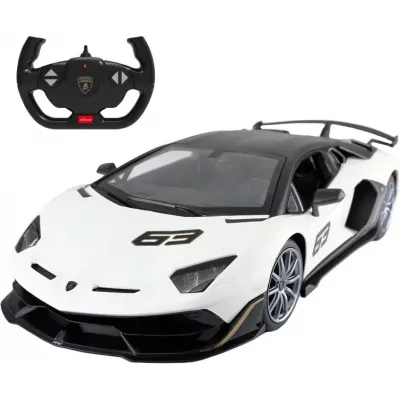Машинка Rastar Lamborghini Aventador SVJ (96070) на радіокеруванні. 1:14. Білий