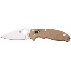 Ніж Spyderco Manix 2 CPM Cru-Wear Micarta Brown