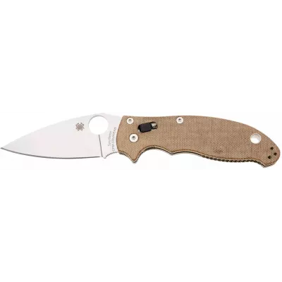 Ніж Spyderco Manix 2 CPM Cru-Wear Micarta Brown