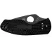 Ніж Spyderco Ambitious Lightweight BB Black