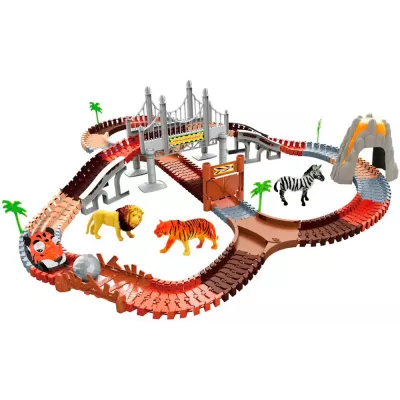 Ігровий набір OTAMANKO Автотрек Дивовижні пригоди: Африканське сафарі