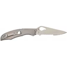 Ніж Spyderco Byrd Cara Cara2 Stainless Half Serrated