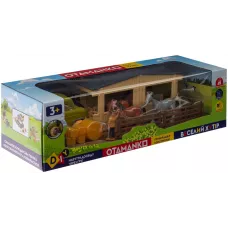 Ігровий набір OTAMANKO Веселий хутір (вантажівка і конюшня з конями)