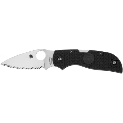 Ніж Spyderco Chaparral CTS XHP FRN Serrated Gray