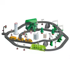 Ігровий набір OTAMANKO Мандрівний Експрес 98 деталей Помаранчевий