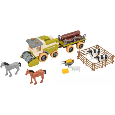 Ігровий набір OTAMANKO Веселий хутір (комбайн з причепом