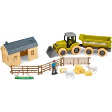 Ігровий набір OTAMANKO Веселий хутір (трактор і ферма з вівцями і курями)