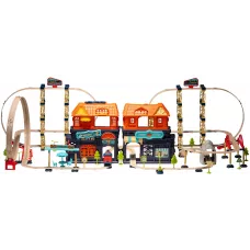 Ігровий набір OTAMANKO ХОРОБРИЙ ПАРОВОЗИК трюкова залізна дорога 222 деталі