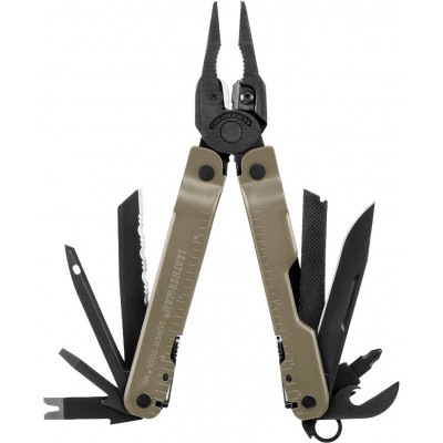 Мультитул Leatherman Super Tool 300М BLACK/COYOTE. Чохол MOLLE