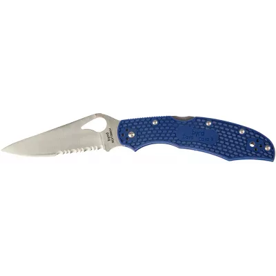 Ніж Spyderco Byrd Cara Cara 2 Half Serrated Blue