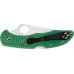 Ніж Spyderco Delica4 Flat Ground Green