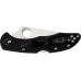 Ніж Spyderco Delica4 Flat Ground Black