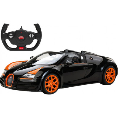 Машинка Rastar Bugatti Grand Sport Vitesse (70460) на радіокеруванні. 1:14. Колір: чорний