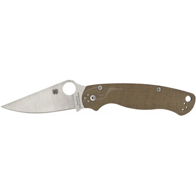 Ніж Spyderco Para Military 2 Brown Micarta CPM Cru-Wear