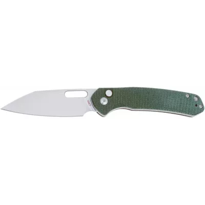 Ніж CJRB Pyrite Wharncliffe Micarta Green