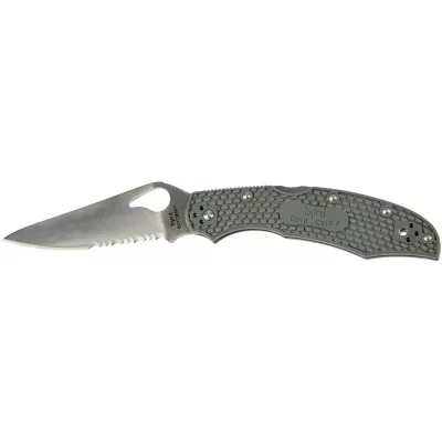 Ніж Spyderco Byrd Cara Cara 2 Half Serrated Gray