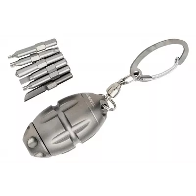 Мультитул Lionsteel Eggie Keychain Grey