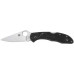 Ніж Spyderco Delica4 Flat Ground Black