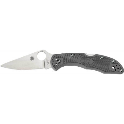 Ніж Spyderco Delica4 Flat Ground Grey