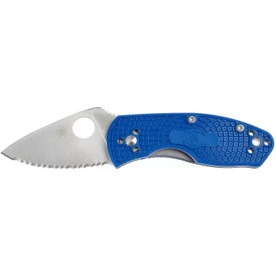 Ніж Spyderco Ambitious Lightweight Blue Serrated