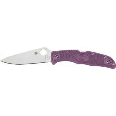 Ніж Spyderco Endura 4 Flat Ground Purple