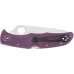 Ніж Spyderco Endura 4 Flat Ground Purple